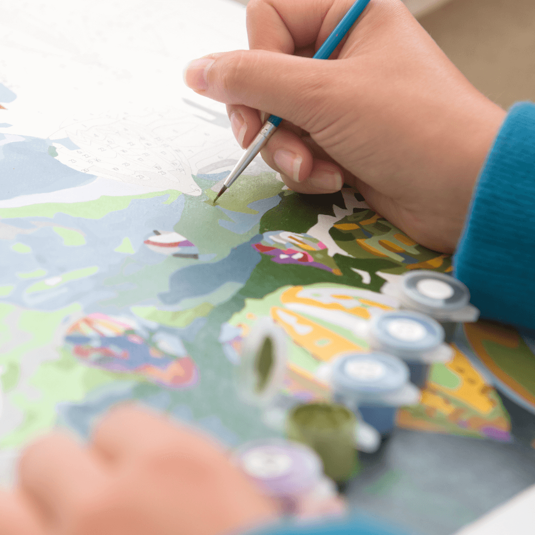 Peinture par numéros - Votre propre chien (avec cadre)