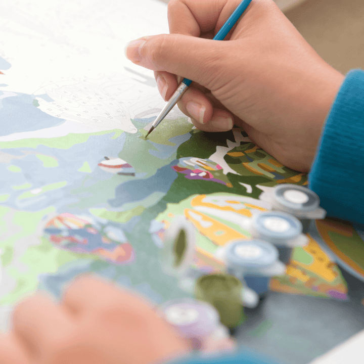 Peinture par numéros - Votre propre chien (avec cadre)