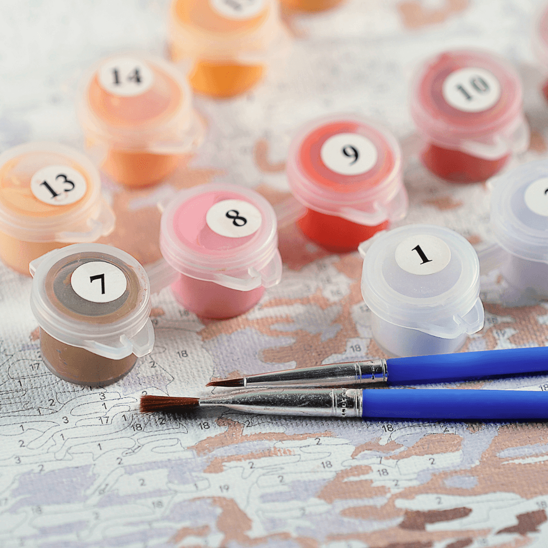 Peinture par numéros - Votre propre chien (avec cadre)