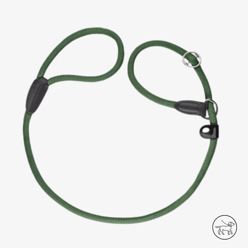 Laisse pour Hunter Retriever avec système Stop et Freestyle, vert foncé