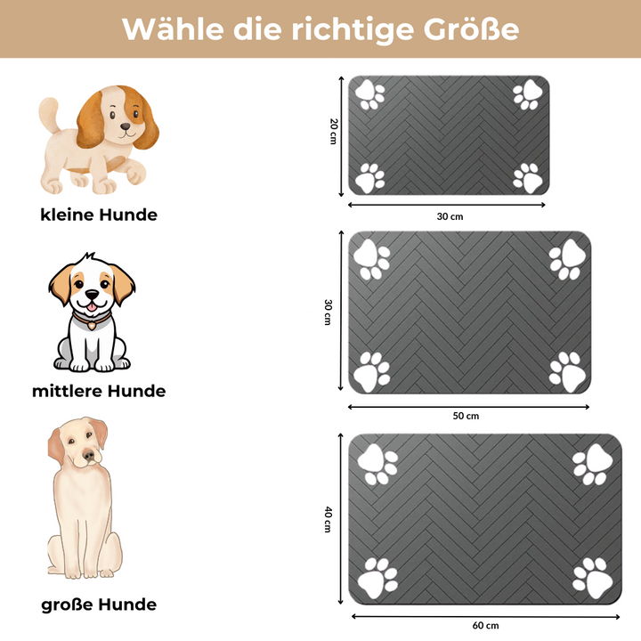 Emmalove - Tapis antidérapant pour gamelle PetMat