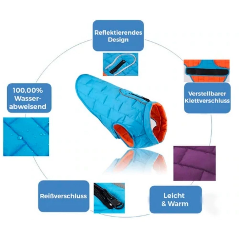 Emmalove - Gilet imperméable pour chien