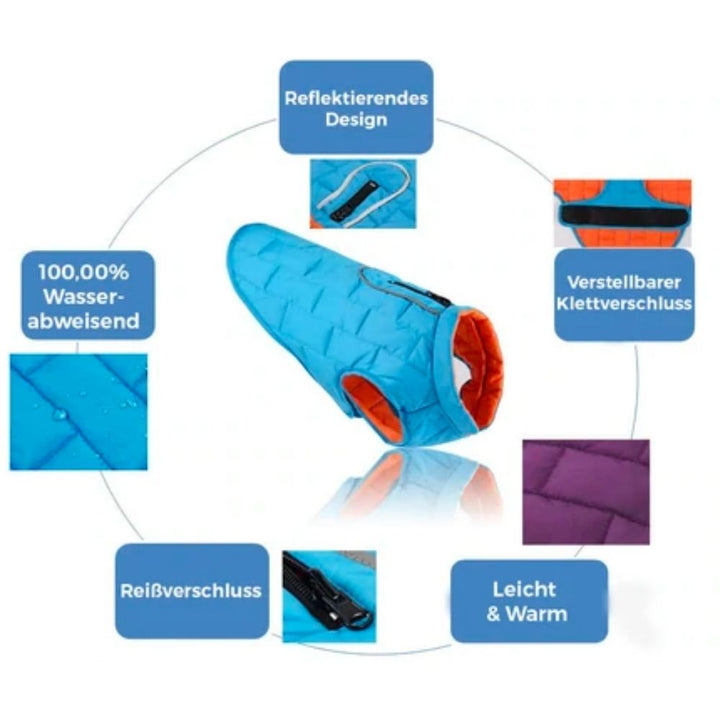 Emmalove - Gilet imperméable pour chien