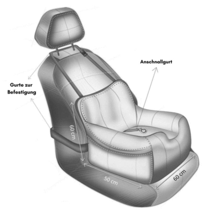 *NEW* Emmalove - Car Dog Seat &amp; Bed